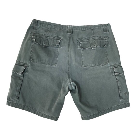 Boy Scouts of America Green Uniform Canvas Cargo Shorts Size 38 Outdoor Workwear - Picture 3 of 8